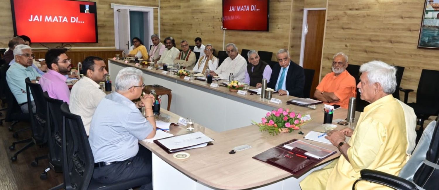LG Manoj Sinha Reviews Plans for International Museum of Goddess at Katr
