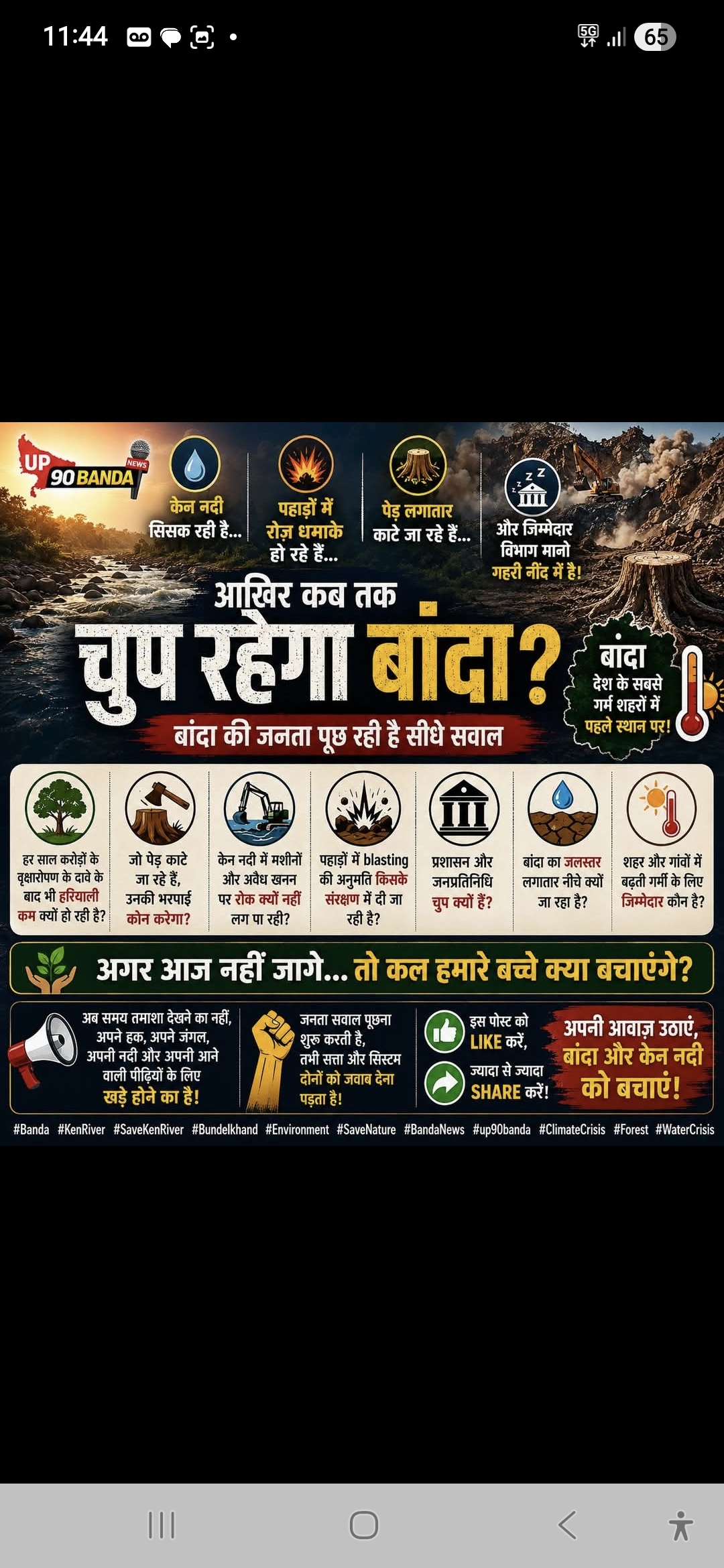 कब तक चुप रहेगा बांदा?