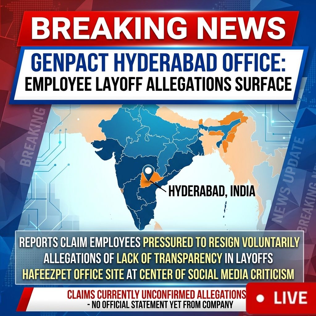 Online Allegations Raise Questions Over Employee Exit Practices at Genpact Hyderabad Office