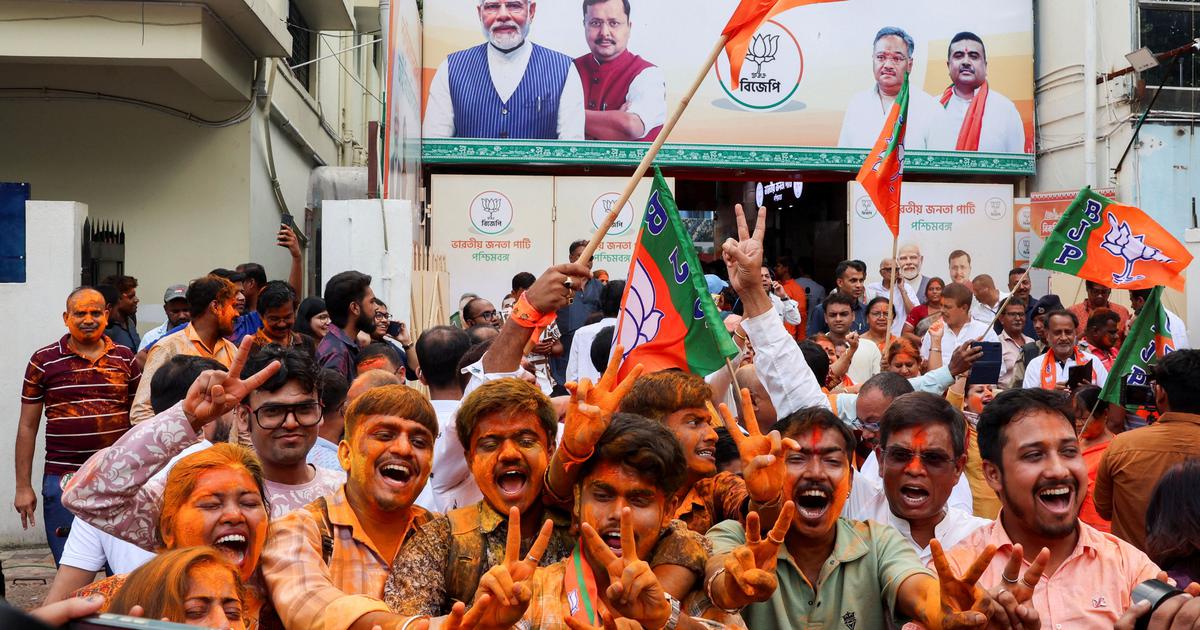 BJP Poised to Topple TMC’s 15-Year Reign in West Bengal; Tamil Nadu Sees New Political Player Emergence