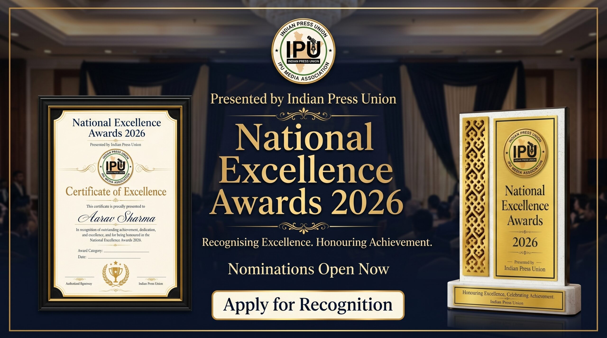 National Excellence Awards 2026 Official Visual