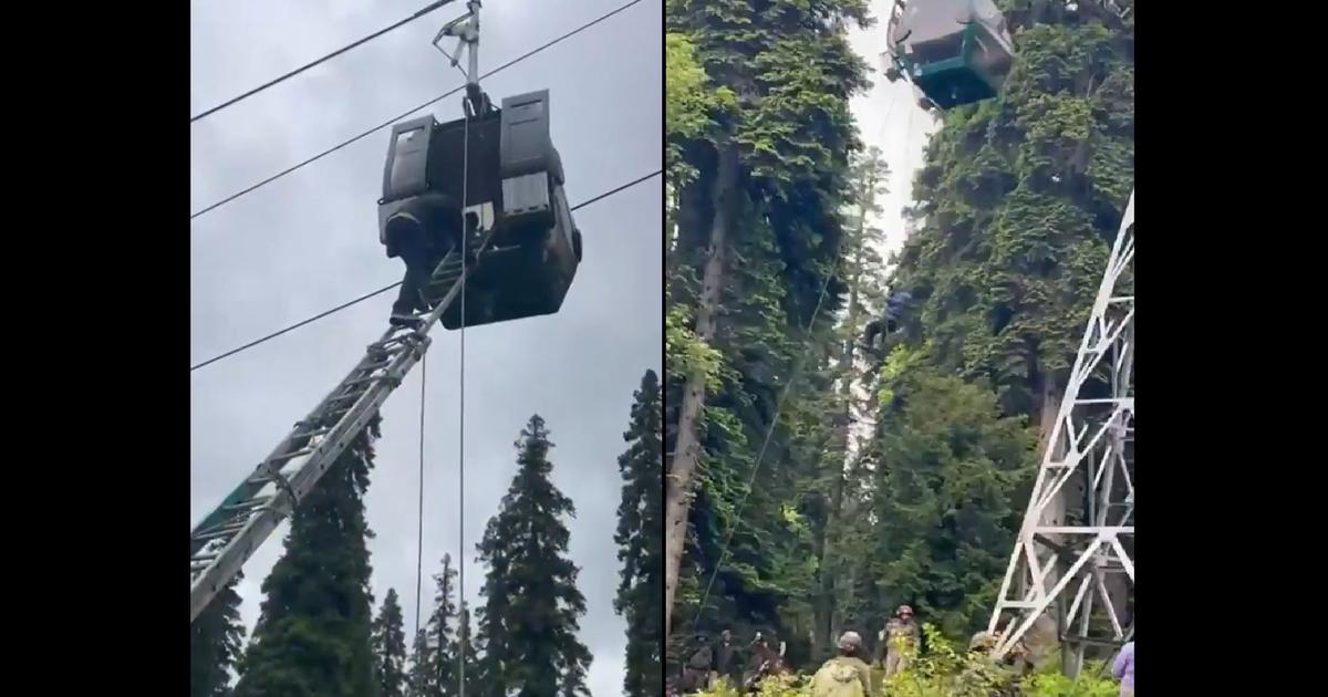 Gulmarg Cable Car Glitch: Over 200 Rescued in Major Rescue Operation