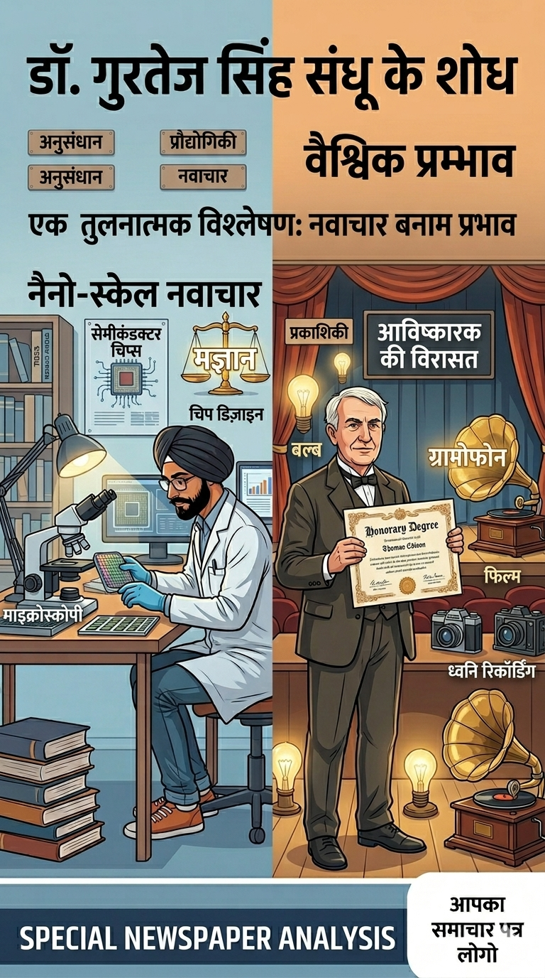 महान वैज्ञानिक थॉमस एडिसन को पीछे छोड़ने वाले भारतीय दिग्गज: डॉ. गुरतेज संधू कौन हैं