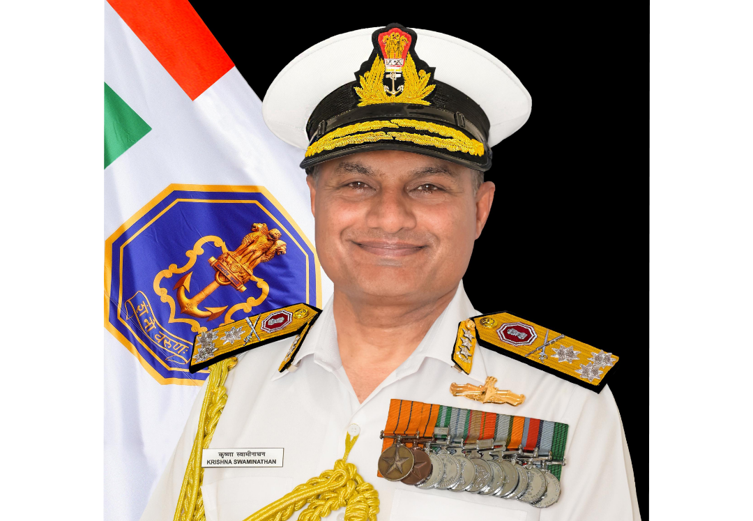 Vice Admiral Krishna Swaminathan Appointed Next Chief of Indian Navy