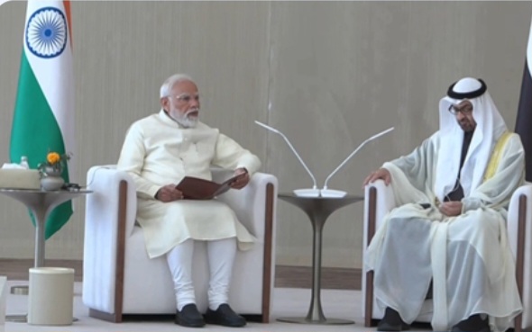 India-UAE Talks: PM Modi Reiterates Support for Safe Navigation Through Strait of Hormuz