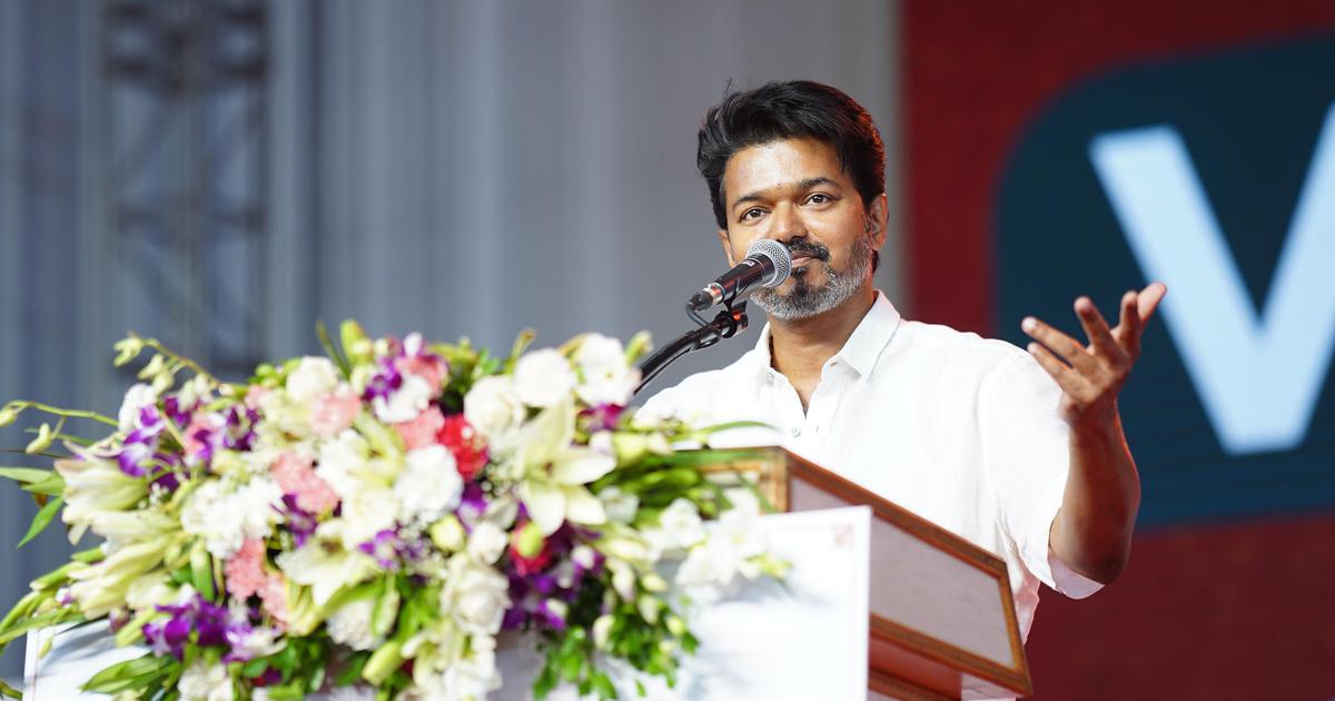 Vijay of TVK Meets Tamil Nadu Governor, Claims to Form New Government