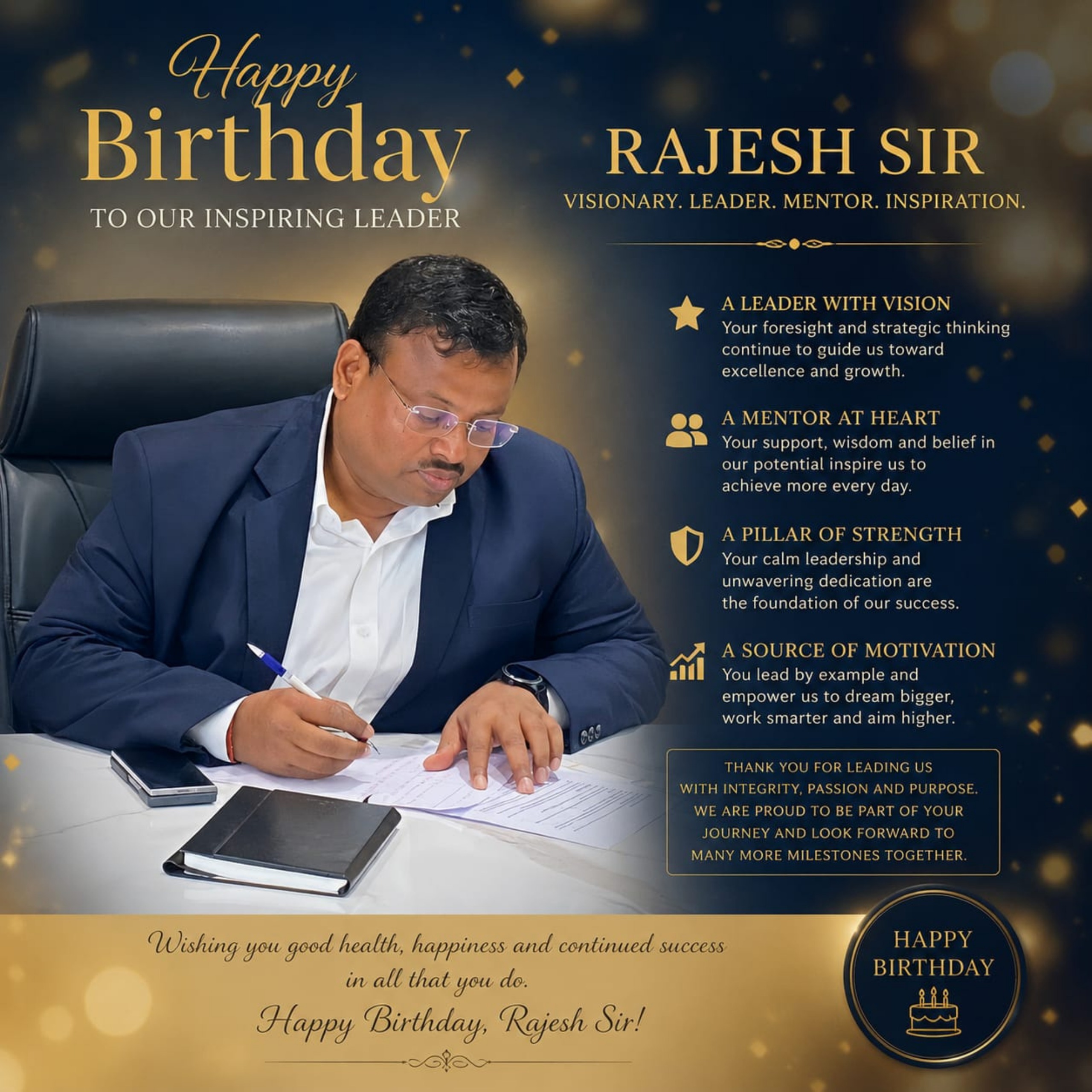 Rajesh Kumar, Managing Director of Airways Logistics Pvt Ltd, Celebrates Birthday