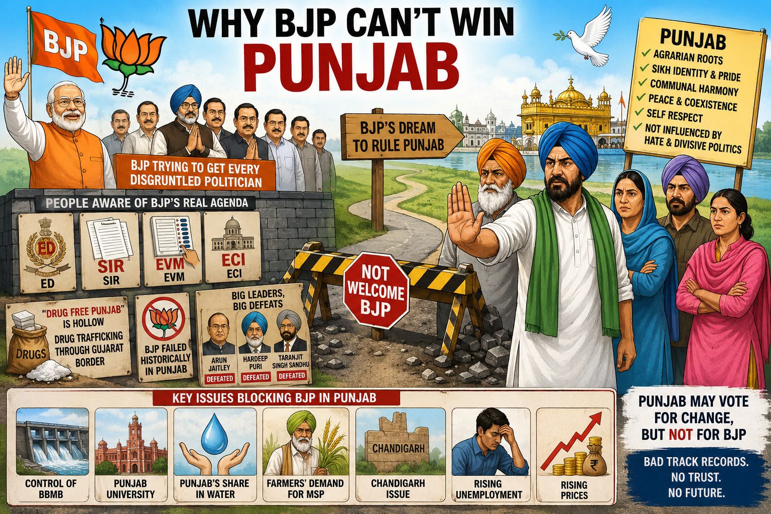 Why BJP Faces Political Challenges in Punja