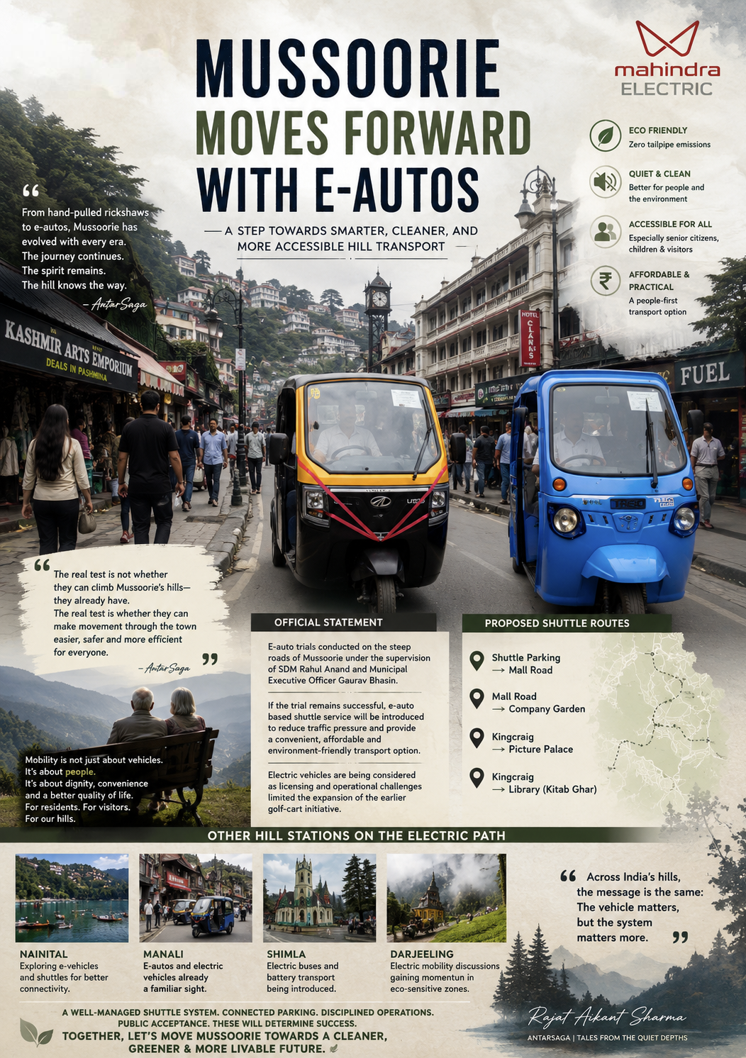 Mussoorie’s E-Auto Experiment: Solution or Simply the Next Step?