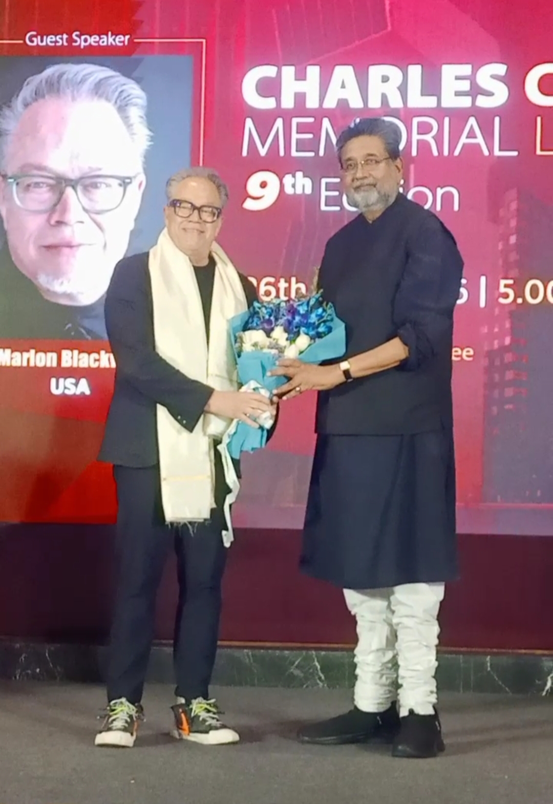 চার্লস কোরিয়া মেমোরিয়াল লেকচারের নবম সংস্করণে আন্তর্জাতিক খ্যাতিসম্পন্ন স্থপতি মার্লন ব্ল্যাকওয়েলের অনুপ্রেরণামূলক বক্তৃতা